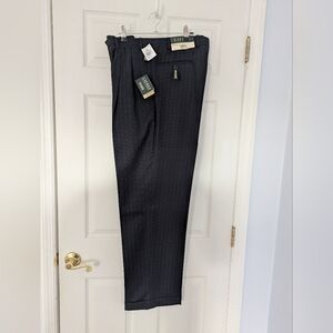 Lauren Ralph Lauren Navy Pinstripe Trousers